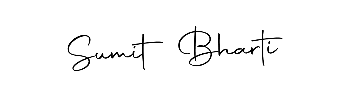 Make a beautiful signature design for name Sumit Bharti. Use this online signature maker to create a handwritten signature for free. Sumit Bharti signature style 10 images and pictures png