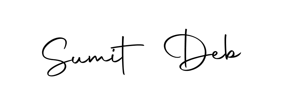 Sumit Deb stylish signature style. Best Handwritten Sign (Autography-DOLnW) for my name. Handwritten Signature Collection Ideas for my name Sumit Deb. Sumit Deb signature style 10 images and pictures png