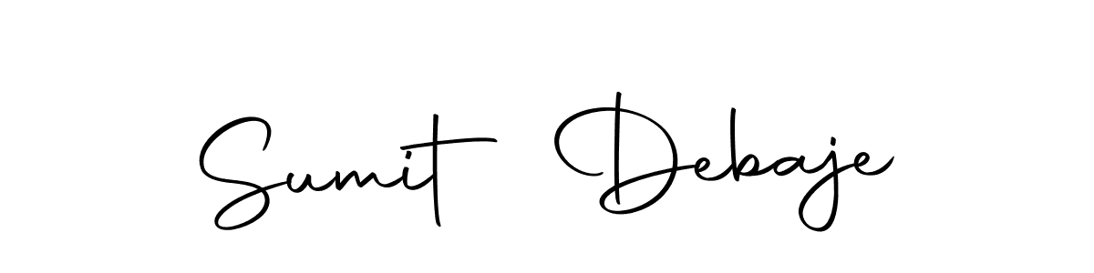 Make a short Sumit Debaje signature style. Manage your documents anywhere anytime using Autography-DOLnW. Create and add eSignatures, submit forms, share and send files easily. Sumit Debaje signature style 10 images and pictures png