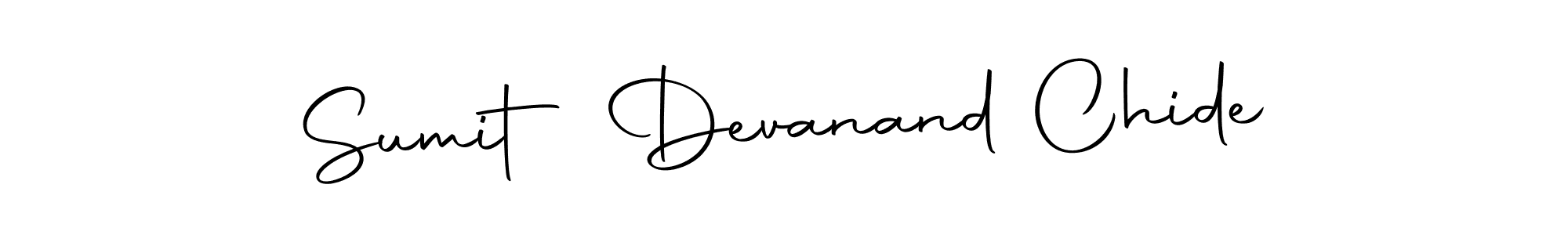 Autography-DOLnW is a professional signature style that is perfect for those who want to add a touch of class to their signature. It is also a great choice for those who want to make their signature more unique. Get Sumit Devanand Chide name to fancy signature for free. Sumit Devanand Chide signature style 10 images and pictures png