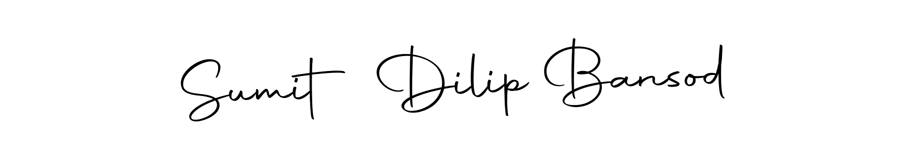 Use a signature maker to create a handwritten signature online. With this signature software, you can design (Autography-DOLnW) your own signature for name Sumit Dilip Bansod. Sumit Dilip Bansod signature style 10 images and pictures png