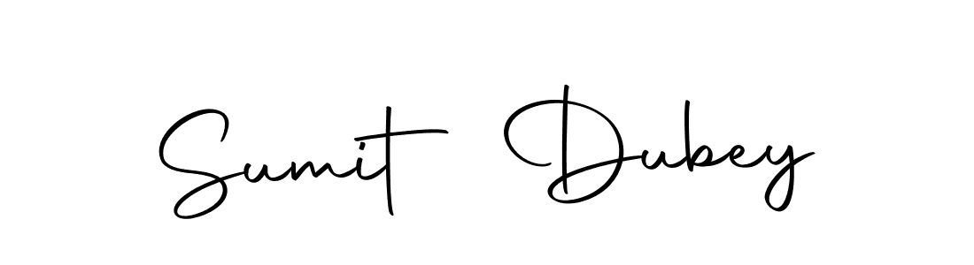 How to make Sumit Dubey name signature. Use Autography-DOLnW style for creating short signs online. This is the latest handwritten sign. Sumit Dubey signature style 10 images and pictures png