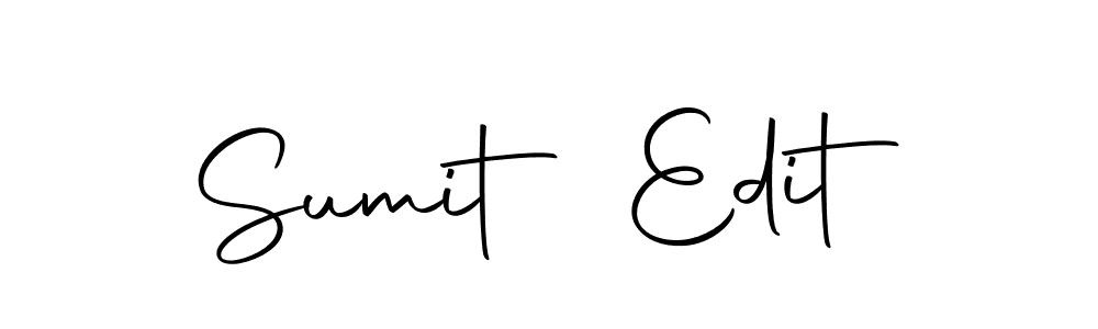 Use a signature maker to create a handwritten signature online. With this signature software, you can design (Autography-DOLnW) your own signature for name Sumit Edit. Sumit Edit signature style 10 images and pictures png