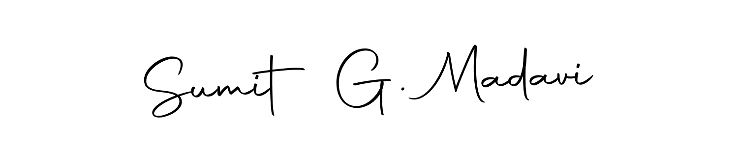 The best way (Autography-DOLnW) to make a short signature is to pick only two or three words in your name. The name Sumit G. Madavi include a total of six letters. For converting this name. Sumit G. Madavi signature style 10 images and pictures png