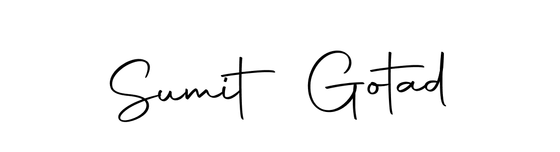 Make a beautiful signature design for name Sumit Gotad. With this signature (Autography-DOLnW) style, you can create a handwritten signature for free. Sumit Gotad signature style 10 images and pictures png