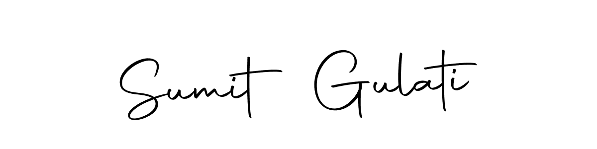 Create a beautiful signature design for name Sumit Gulati. With this signature (Autography-DOLnW) fonts, you can make a handwritten signature for free. Sumit Gulati signature style 10 images and pictures png