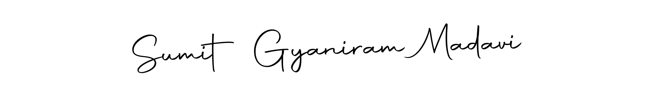 Use a signature maker to create a handwritten signature online. With this signature software, you can design (Autography-DOLnW) your own signature for name Sumit Gyaniram Madavi. Sumit Gyaniram Madavi signature style 10 images and pictures png