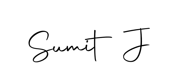 Make a beautiful signature design for name Sumit J. Use this online signature maker to create a handwritten signature for free. Sumit J signature style 10 images and pictures png