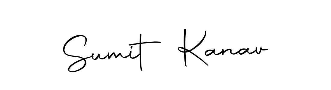 Design your own signature with our free online signature maker. With this signature software, you can create a handwritten (Autography-DOLnW) signature for name Sumit Kanav. Sumit Kanav signature style 10 images and pictures png
