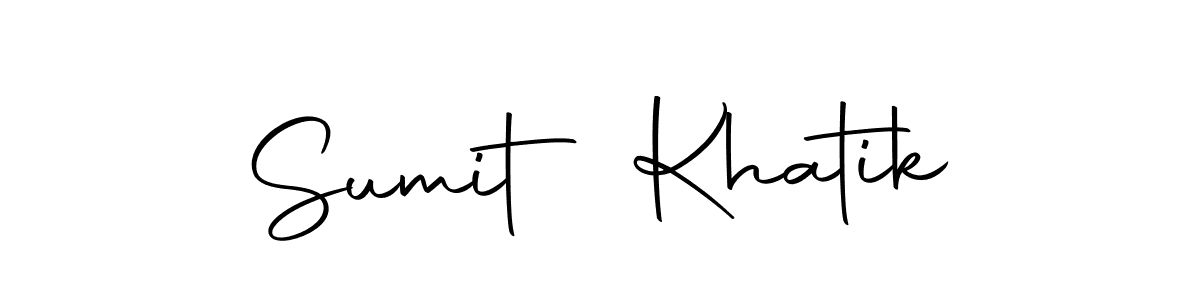 Similarly Autography-DOLnW is the best handwritten signature design. Signature creator online .You can use it as an online autograph creator for name Sumit Khatik. Sumit Khatik signature style 10 images and pictures png