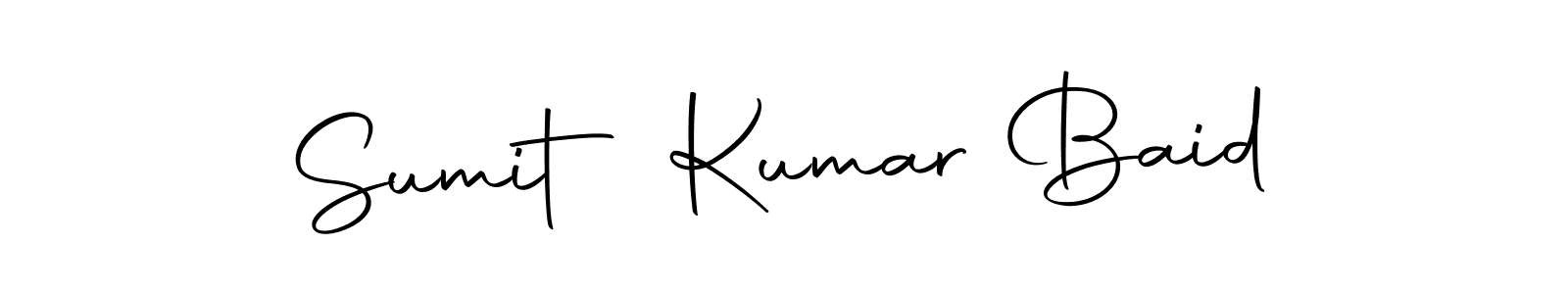 Create a beautiful signature design for name Sumit Kumar Baid. With this signature (Autography-DOLnW) fonts, you can make a handwritten signature for free. Sumit Kumar Baid signature style 10 images and pictures png