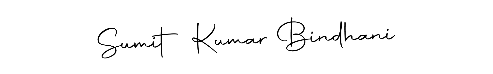 Create a beautiful signature design for name Sumit Kumar Bindhani. With this signature (Autography-DOLnW) fonts, you can make a handwritten signature for free. Sumit Kumar Bindhani signature style 10 images and pictures png