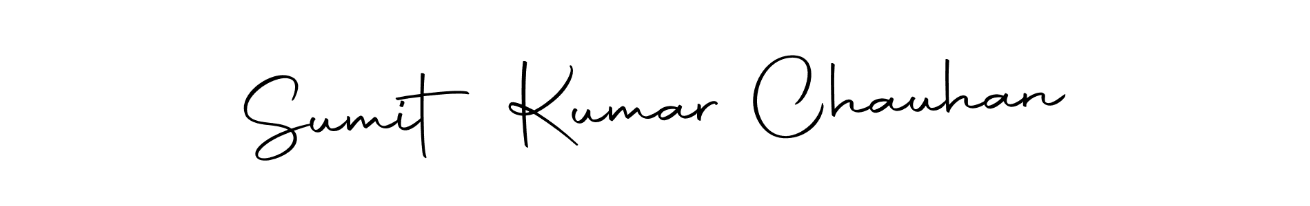 Create a beautiful signature design for name Sumit Kumar Chauhan. With this signature (Autography-DOLnW) fonts, you can make a handwritten signature for free. Sumit Kumar Chauhan signature style 10 images and pictures png