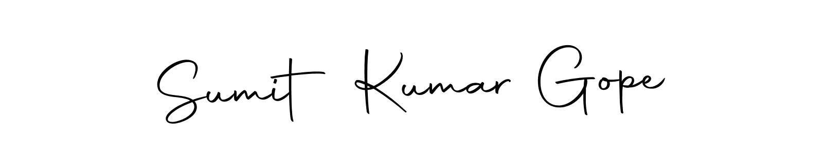 Here are the top 10 professional signature styles for the name Sumit Kumar Gope. These are the best autograph styles you can use for your name. Sumit Kumar Gope signature style 10 images and pictures png