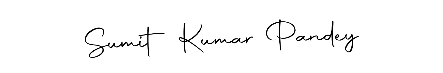 How to make Sumit Kumar Pandey name signature. Use Autography-DOLnW style for creating short signs online. This is the latest handwritten sign. Sumit Kumar Pandey signature style 10 images and pictures png