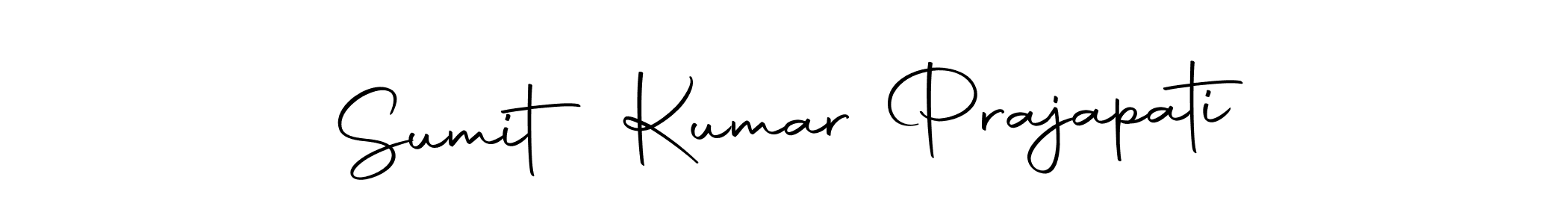 You should practise on your own different ways (Autography-DOLnW) to write your name (Sumit Kumar Prajapati) in signature. don't let someone else do it for you. Sumit Kumar Prajapati signature style 10 images and pictures png