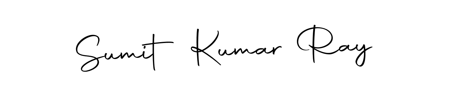 How to make Sumit Kumar Ray name signature. Use Autography-DOLnW style for creating short signs online. This is the latest handwritten sign. Sumit Kumar Ray signature style 10 images and pictures png