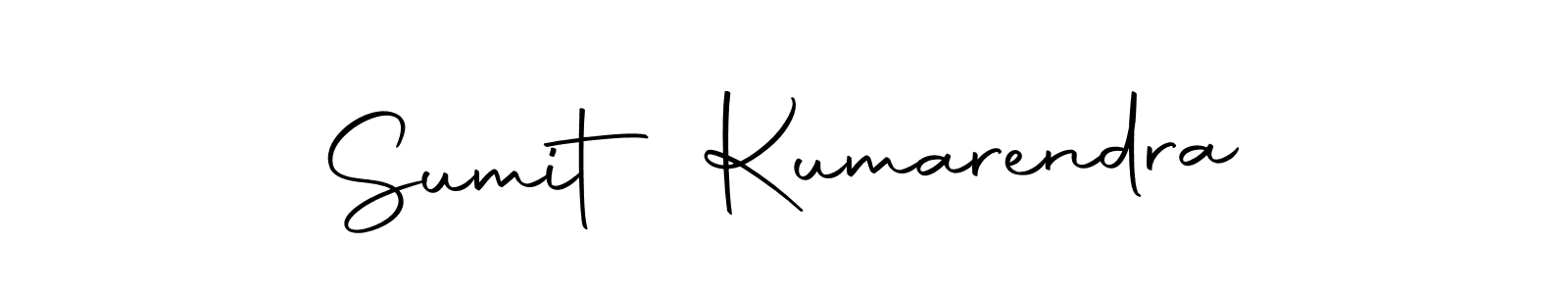 How to make Sumit Kumarendra name signature. Use Autography-DOLnW style for creating short signs online. This is the latest handwritten sign. Sumit Kumarendra signature style 10 images and pictures png