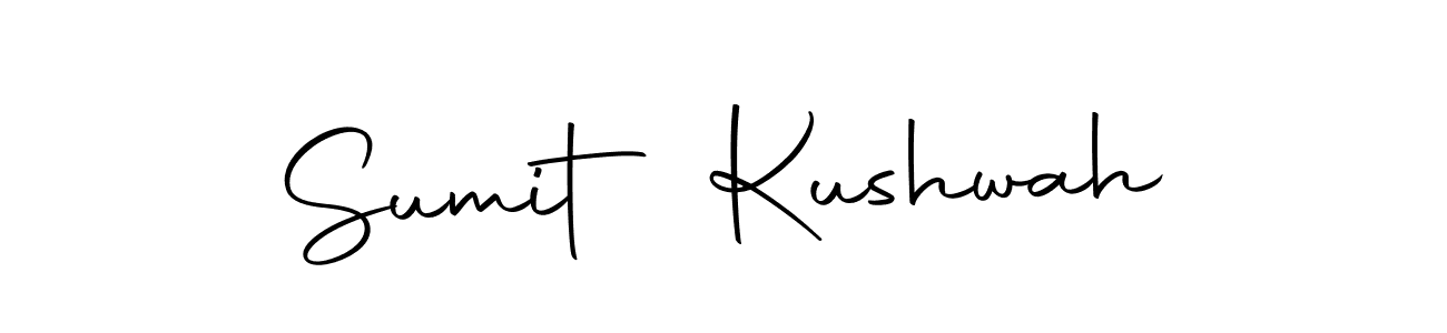 Create a beautiful signature design for name Sumit Kushwah. With this signature (Autography-DOLnW) fonts, you can make a handwritten signature for free. Sumit Kushwah signature style 10 images and pictures png