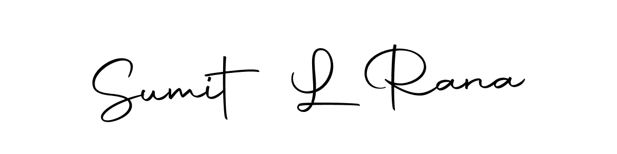 How to make Sumit L Rana signature? Autography-DOLnW is a professional autograph style. Create handwritten signature for Sumit L Rana name. Sumit L Rana signature style 10 images and pictures png