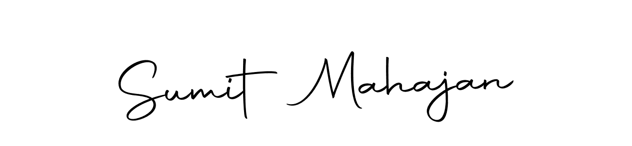 Make a beautiful signature design for name Sumit Mahajan. With this signature (Autography-DOLnW) style, you can create a handwritten signature for free. Sumit Mahajan signature style 10 images and pictures png