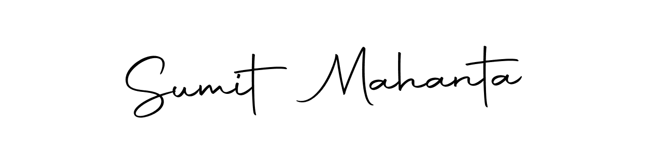 Create a beautiful signature design for name Sumit Mahanta. With this signature (Autography-DOLnW) fonts, you can make a handwritten signature for free. Sumit Mahanta signature style 10 images and pictures png