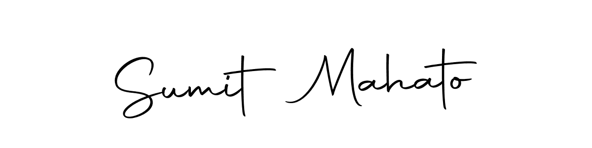 Make a beautiful signature design for name Sumit Mahato. With this signature (Autography-DOLnW) style, you can create a handwritten signature for free. Sumit Mahato signature style 10 images and pictures png