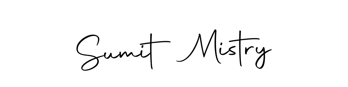 Create a beautiful signature design for name Sumit Mistry. With this signature (Autography-DOLnW) fonts, you can make a handwritten signature for free. Sumit Mistry signature style 10 images and pictures png