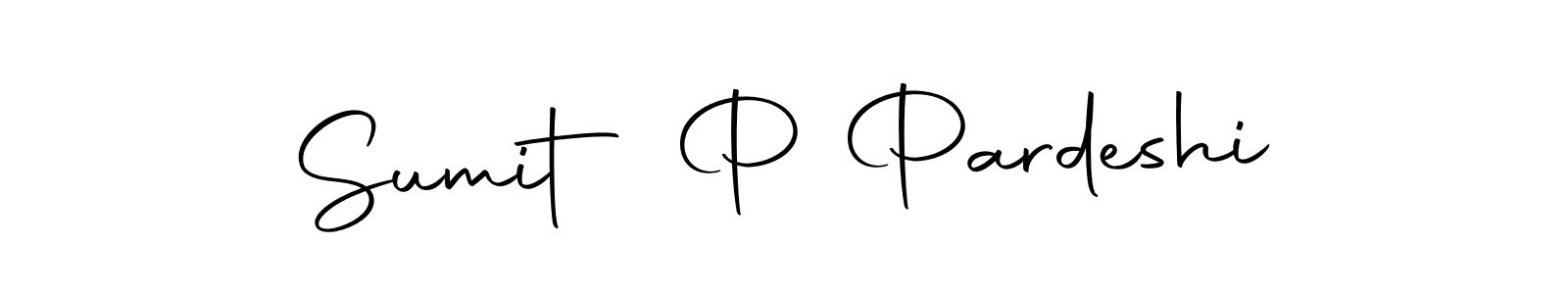 Create a beautiful signature design for name Sumit P Pardeshi. With this signature (Autography-DOLnW) fonts, you can make a handwritten signature for free. Sumit P Pardeshi signature style 10 images and pictures png