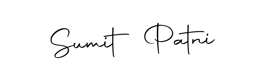 Use a signature maker to create a handwritten signature online. With this signature software, you can design (Autography-DOLnW) your own signature for name Sumit Patni. Sumit Patni signature style 10 images and pictures png