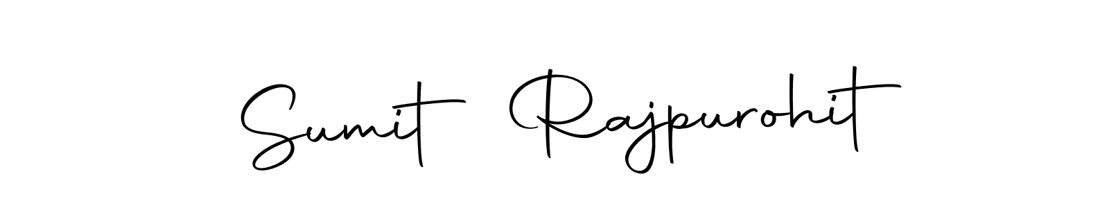 Create a beautiful signature design for name Sumit Rajpurohit. With this signature (Autography-DOLnW) fonts, you can make a handwritten signature for free. Sumit Rajpurohit signature style 10 images and pictures png