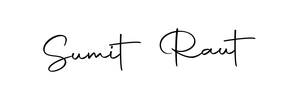 Create a beautiful signature design for name Sumit Raut. With this signature (Autography-DOLnW) fonts, you can make a handwritten signature for free. Sumit Raut signature style 10 images and pictures png