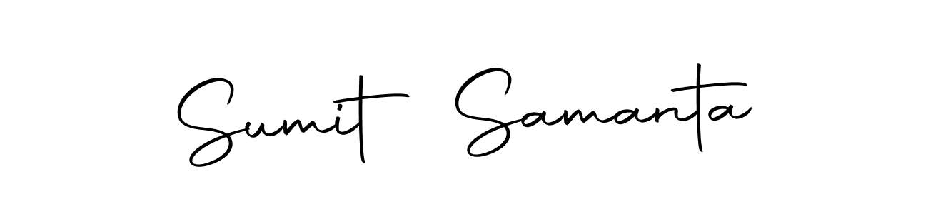 Design your own signature with our free online signature maker. With this signature software, you can create a handwritten (Autography-DOLnW) signature for name Sumit Samanta. Sumit Samanta signature style 10 images and pictures png