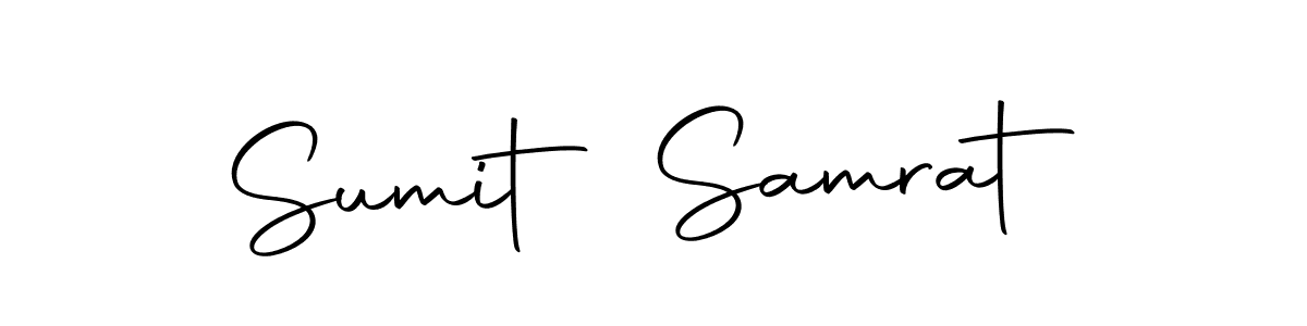 Design your own signature with our free online signature maker. With this signature software, you can create a handwritten (Autography-DOLnW) signature for name Sumit Samrat. Sumit Samrat signature style 10 images and pictures png