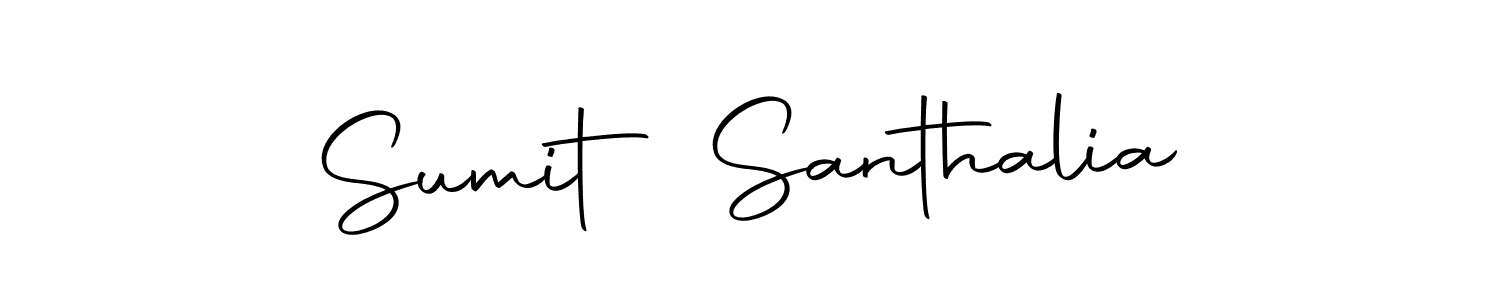 How to make Sumit Santhalia signature? Autography-DOLnW is a professional autograph style. Create handwritten signature for Sumit Santhalia name. Sumit Santhalia signature style 10 images and pictures png