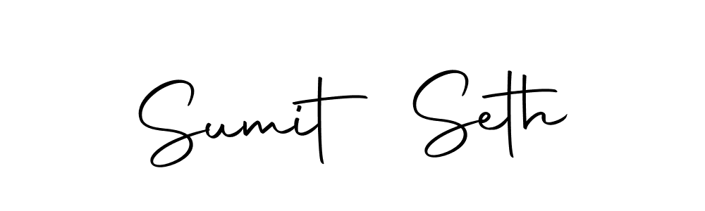 Design your own signature with our free online signature maker. With this signature software, you can create a handwritten (Autography-DOLnW) signature for name Sumit Seth. Sumit Seth signature style 10 images and pictures png
