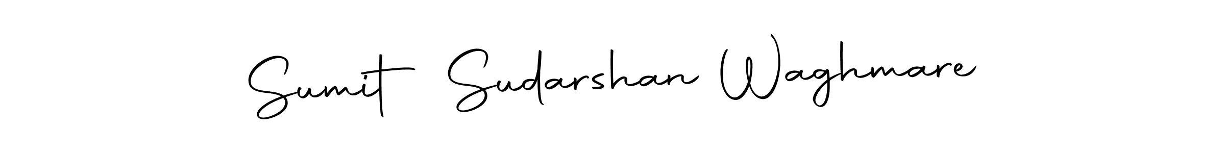 Create a beautiful signature design for name Sumit Sudarshan Waghmare. With this signature (Autography-DOLnW) fonts, you can make a handwritten signature for free. Sumit Sudarshan Waghmare signature style 10 images and pictures png