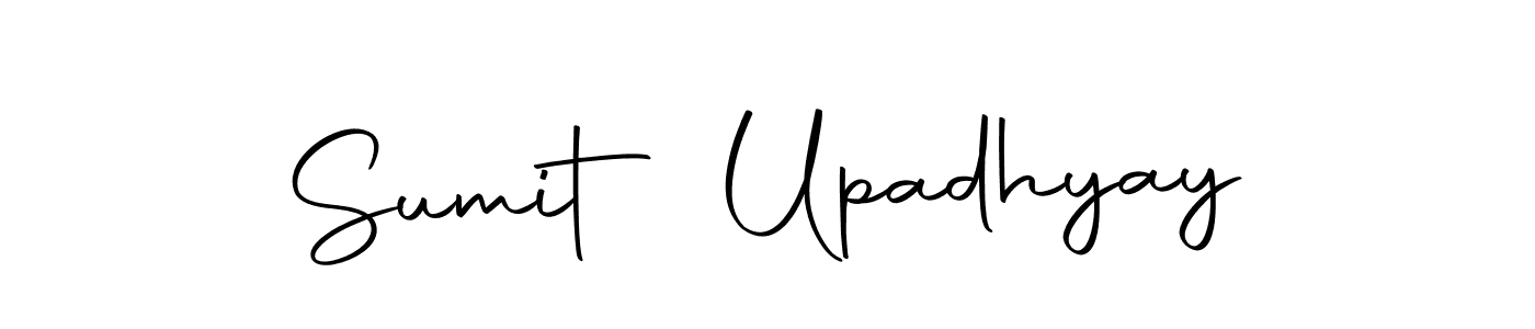 Create a beautiful signature design for name Sumit Upadhyay. With this signature (Autography-DOLnW) fonts, you can make a handwritten signature for free. Sumit Upadhyay signature style 10 images and pictures png