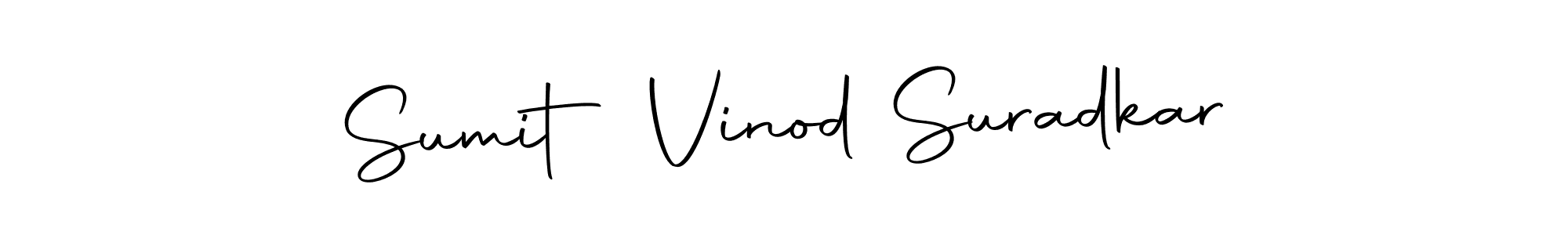 It looks lik you need a new signature style for name Sumit Vinod Suradkar. Design unique handwritten (Autography-DOLnW) signature with our free signature maker in just a few clicks. Sumit Vinod Suradkar signature style 10 images and pictures png