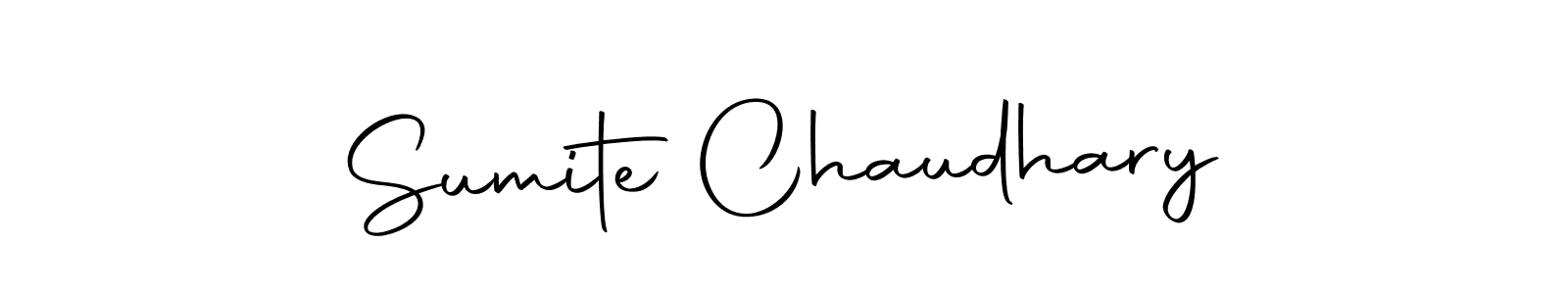 Make a beautiful signature design for name Sumite Chaudhary. With this signature (Autography-DOLnW) style, you can create a handwritten signature for free. Sumite Chaudhary signature style 10 images and pictures png