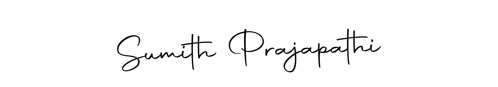 Make a beautiful signature design for name Sumith Prajapathi. With this signature (Autography-DOLnW) style, you can create a handwritten signature for free. Sumith Prajapathi signature style 10 images and pictures png