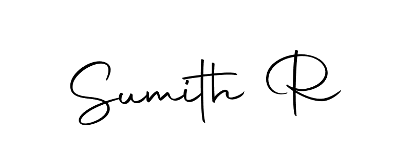 Make a beautiful signature design for name Sumith R. Use this online signature maker to create a handwritten signature for free. Sumith R signature style 10 images and pictures png