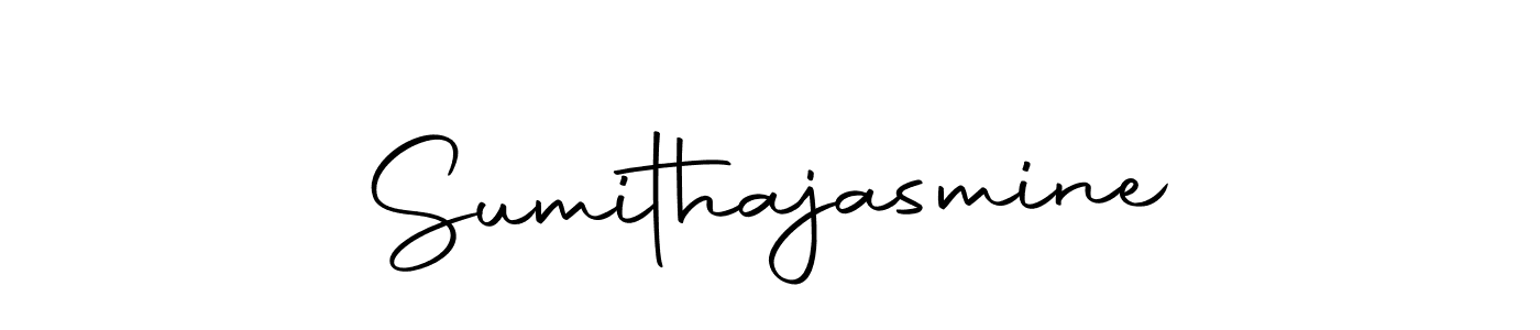 The best way (Autography-DOLnW) to make a short signature is to pick only two or three words in your name. The name Sumithajasmine include a total of six letters. For converting this name. Sumithajasmine signature style 10 images and pictures png