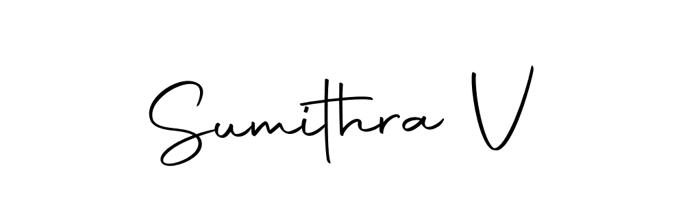 You should practise on your own different ways (Autography-DOLnW) to write your name (Sumithra V) in signature. don't let someone else do it for you. Sumithra V signature style 10 images and pictures png