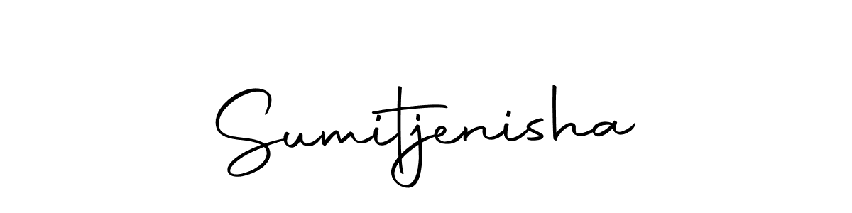 Make a beautiful signature design for name Sumitjenisha. With this signature (Autography-DOLnW) style, you can create a handwritten signature for free. Sumitjenisha signature style 10 images and pictures png