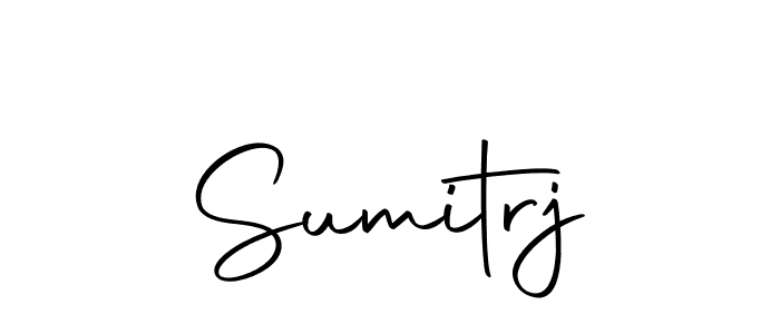 Create a beautiful signature design for name Sumitrj. With this signature (Autography-DOLnW) fonts, you can make a handwritten signature for free. Sumitrj signature style 10 images and pictures png