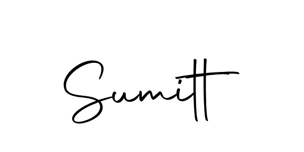 Create a beautiful signature design for name Sumitt. With this signature (Autography-DOLnW) fonts, you can make a handwritten signature for free. Sumitt signature style 10 images and pictures png