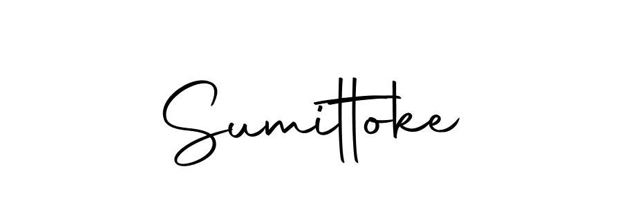 You should practise on your own different ways (Autography-DOLnW) to write your name (Sumittoke) in signature. don't let someone else do it for you. Sumittoke signature style 10 images and pictures png