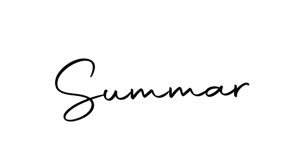 Use a signature maker to create a handwritten signature online. With this signature software, you can design (Autography-DOLnW) your own signature for name Summar. Summar signature style 10 images and pictures png