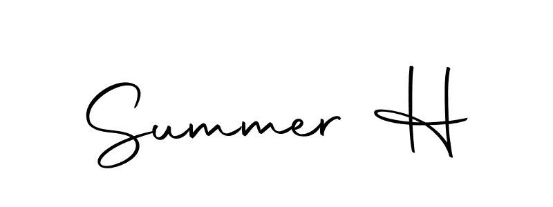 Also we have Summer H name is the best signature style. Create professional handwritten signature collection using Autography-DOLnW autograph style. Summer H signature style 10 images and pictures png